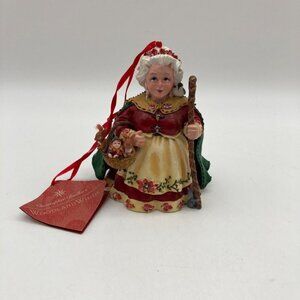 Vintage Christopher Radko Nana Leaf Woodland Winds Christmas Ornament Figurine